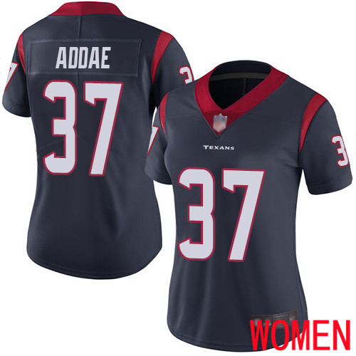 Houston Texans Limited Navy Blue Women Jahleel Addae Home Jersey NFL Football #37 Vapor Untouchable->houston texans->NFL Jersey